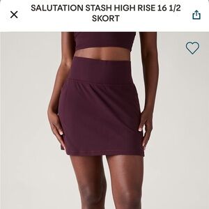 Athleta NWT Salutation Stash Skort